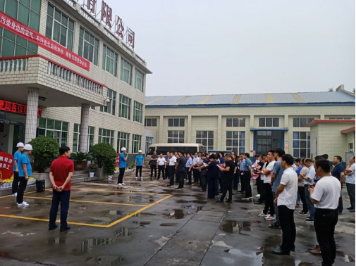 鄭州市生態環境局各位領導蒞臨我司調研綠色環保引領工作開展情況