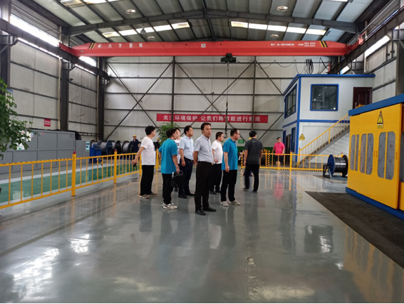 2020年7月21日康店鎮路書記暨康店企業家到我公司參觀指導